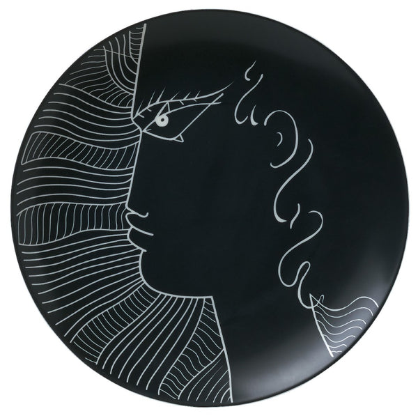 Raynaud porcelain starter and dessert plate Le Gabier de Vigie Jean Cocteau