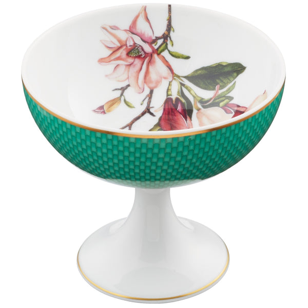 Raynaud porcelain sundae cup Trésor Fleuri with magnolia motif