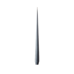 Taper candle in Dark Grey Matt by Ester & Erik, hand-dipped with matte finish and sleek silhouette