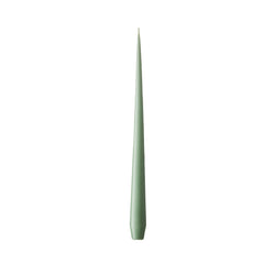 Taper candle in Pale Green Matt by Ester & Erik, hand-dipped with soft matte finish