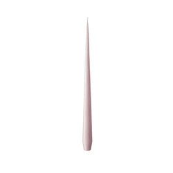 Taper candle in Soft Pink Matt by Ester & Erik, hand-dipped with velvety blush finish