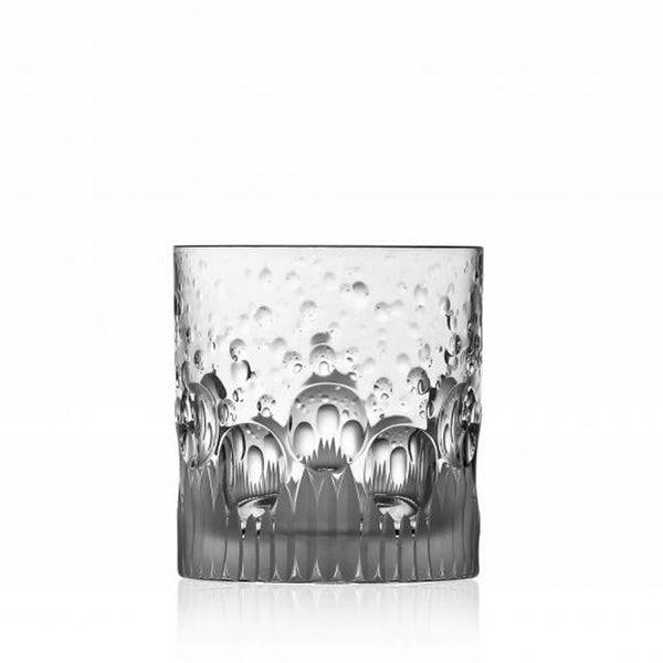 Luxury Double Old Fashioned Tumbler Crystal with Sparkling Cut Design – Milano by Varga Crystal