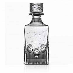 Luxury Whiskey Decanter Crystal with Sparkling Cut Design – Milano by Varga Crystal