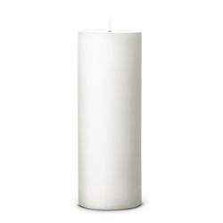 White Matt pillar candle 20cm by Ester & Erik, handcrafted with elegant matte finish

