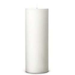 White Matt pillar candle 25cm by Ester & Erik, handcrafted with Scandinavian precision