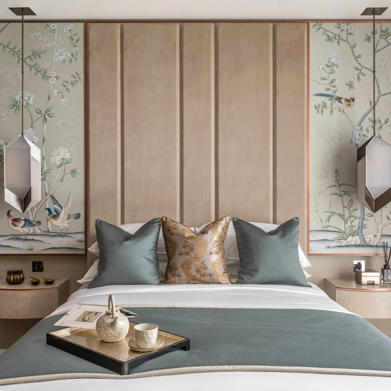 Styled bedroom with Windsor Medium Tray - By Amiramour