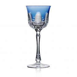 Luxury Wine Glass in Sky Blue Crystal – Captiva by Varga Crystal